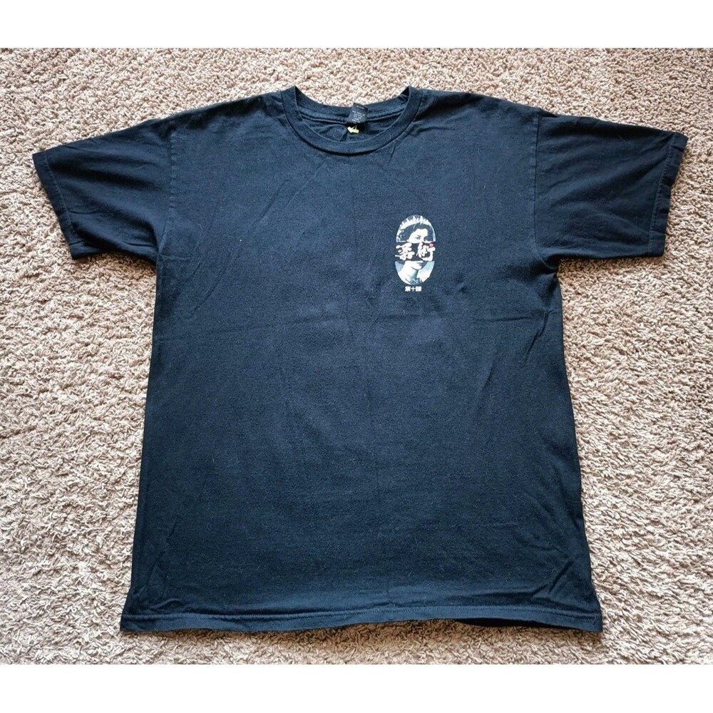 10 Deep T-Shirt Men's Size Medium Graphic Print Black Shirt - Picture 3 of 7